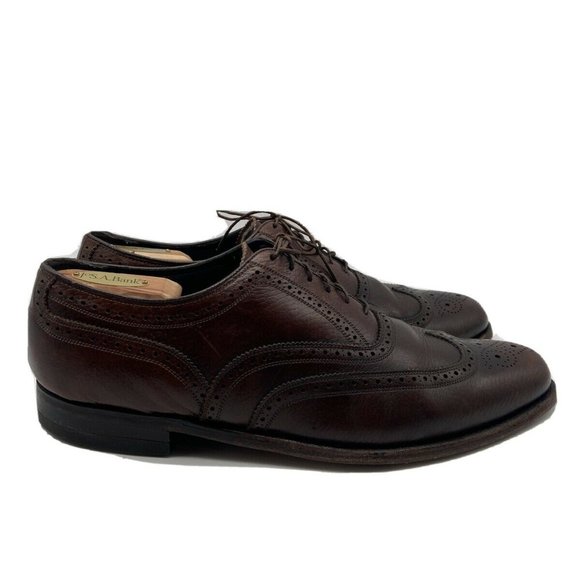 Florsheim Mens Wingtip Oxford Brogue Lace Up Shoes main image 2